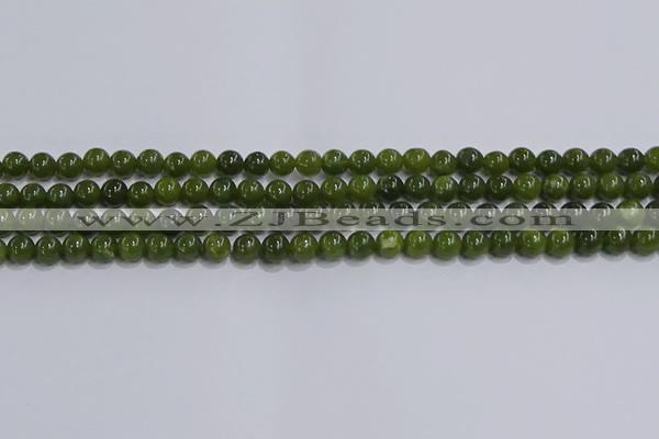 CDJ271 15.5 inches 6mm round Canadian jade beads wholesale
