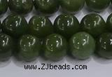 CDJ273 15.5 inches 10mm round Canadian jade beads wholesale