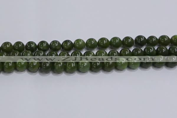 CDJ274 15.5 inches 12mm round Canadian jade beads wholesale