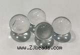 CDN1000 20mm round white crystal decorations wholesale