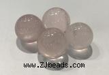 CDN1011 25mm round rose quartz decorations wholesale