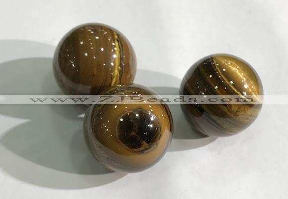 CDN1052 30mm round iron tiger decorations wholesale