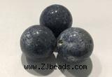 CDN1070 30mm round blue coral decorations wholesale