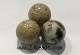 CDN1076 30mm round feldspar decorations wholesale