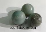 CDN1085 30mm round amazonite decorations wholesale