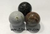 CDN1093 30mm round agate decorations wholesale