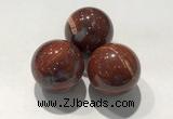 CDN1108 30mm round brecciated jasper decorations wholesale