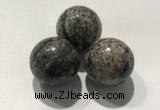 CDN1117 30mm round jasper decorations wholesale