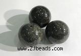 CDN1168 30mm round jasper decorations wholesale