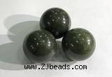 CDN1169 30mm round jasper decorations wholesale