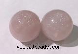 CDN1202 40mm round rose quartz decorations wholesale