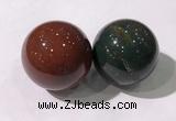 CDN1212 40mm round india agate decorations wholesale