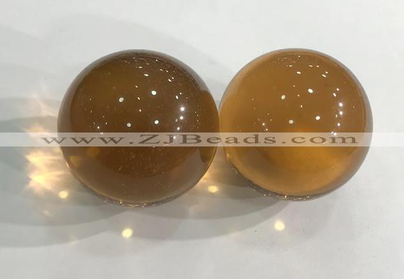 CDN1227 40mm round glass decorations wholesale