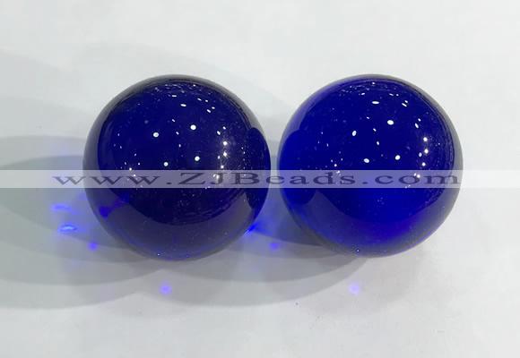 CDN1229 40mm round glass decorations wholesale