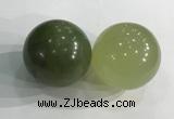 CDN1267 40mm round flower jade decorations wholesale