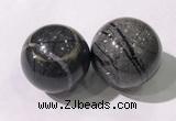 CDN1294 40mm round picasso jasper decorations wholesale