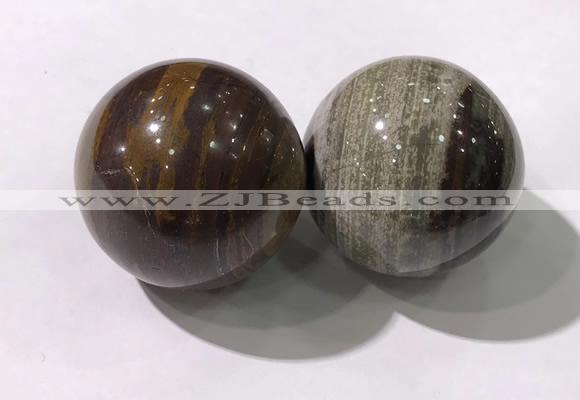 CDN1308 40mm round jasper decorations wholesale