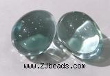 CDN1340 35*45mm egg-shaped glass decorations wholesale