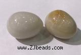 CDN1351 35*45mm egg-shaped yellow jade decorations wholesale