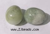 CDN1353 35*45mm egg-shaped flower jade decorations wholesale