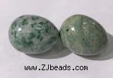 CDN1354 35*45mm egg-shaped Qinghai jade decorations wholesale