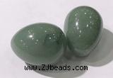 CDN1360 35*45mm egg-shaped green aventurine decorations wholesale
