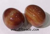 CDN1367 35*45mm egg-shaped agate decorations wholesale