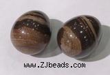 CDN1403 35*45mm egg-shaped jasper decorations wholesale