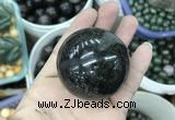 CDN27 50mm round natural astrophyllite gemstone decorations