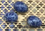 CDN308 30*40mm egg-shaped blue spot decorations wholesale