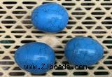CDN316 30*40mm egg-shaped imitation turquoise decorations wholesale