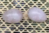 CDN330 35*50mm egg-shaped rose quartz decorations wholesale