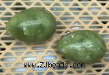 CDN339 35*50mm egg-shaped olivine decorations wholesale