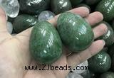 CDN35 38*50mm egg-shaped pyrite gemstone decorations wholesale