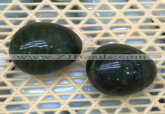 CDN354 35*50mm egg-shaped Canadian jade decorations wholesale