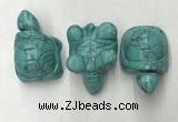 CDN435 28*45*22mm turtle imitation turquoise decorations wholesale