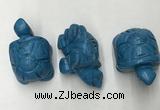 CDN436 28*45*22mm turtle imitation turquoise decorations wholesale