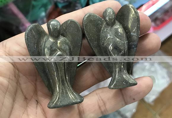 CDN502 35*50mm angel pyrite decorations wholesale