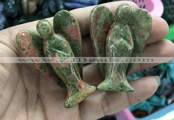 CDN503 35*50mm angel unakite decorations wholesale