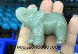 CDN514 33*65*45mm elephant green aventurine decorations wholesale