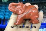 CDN520 33*65*45mm elephant red jasper decorations wholesale