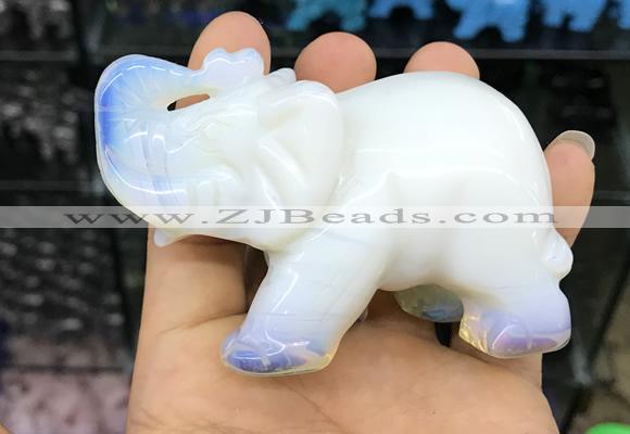 CDN531 35*80*55mm elephant opal decorations wholesale
