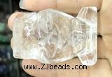 CDN570 35*50mm owl white crystal decorations wholesale