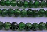 CDP02 15.5 inches 4mm round A- grade diopside gemstone beads