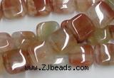 CDQ06 15.5 inches 12*12mm square natural red quartz beads wholesale