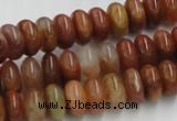 CDQ17 15.5 inches 3*6mm rondelle natural red quartz beads wholesale