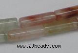 CDQ50 15.5 inches 4*13mm tube natural red quartz beads wholesale