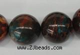 CDS193 15.5 inches 22mm round dyed serpentine jasper beads