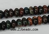 CDS196 15.5 inches 6*10mm rondelle dyed serpentine jasper beads