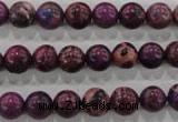 CDT832 15.5 inches 8mm round dyed aqua terra jasper beads wholesale